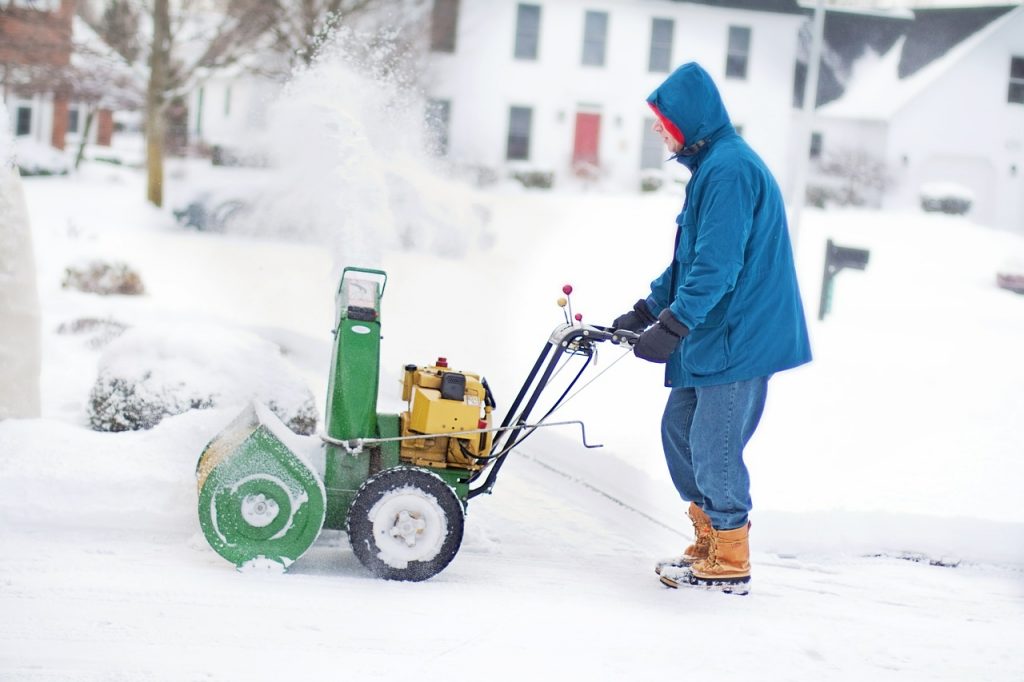 Snow Blower Man Work Winter Snow  - JillWellington / Pixabay